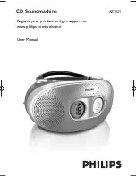 Philips AZ1021 User Manual preview