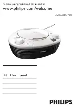 Philips AZ202 User Manual preview