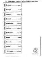 Preview for 14 page of Philips AZ8348 User Manual