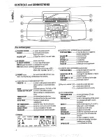 Preview for 4 page of Philips AZ8640 - annexe 1 User Manual