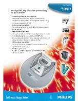 Philips AZ9002 Brochure preview