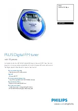 Preview for 1 page of Philips AZT3202 Specifications