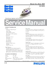 Philips Azur GC4250 Service Manual preview