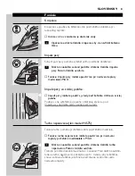 Preview for 81 page of Philips Azure Cordless HI570 Instructions For Use Manual