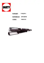 Philips BaByliss Pro styler ionic STP284PE Quick Start Manual preview