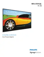 Philips BDL5530QL User Manual preview