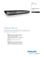 Preview for 1 page of Philips BDP-2850 Brochure