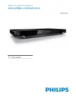 Philips BDP-5200 User Manual preview