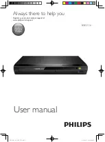 Philips BDP2110 User Manual preview