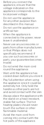 Preview for 4 page of Philips BHS378 User Manual