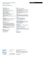 Preview for 3 page of Philips Brilliance 220P2EB Specifications