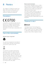 Preview for 14 page of Philips BT3010 User Manual