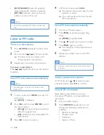 Preview for 16 page of Philips BTB7150 User Manual