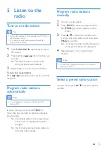 Preview for 17 page of Philips BTM1360 User Manual