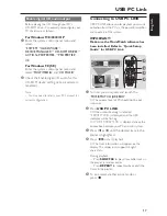 Preview for 17 page of Philips C777 - FW Mini System Owner'S Manual