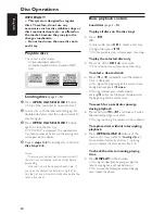 Preview for 20 page of Philips C777 - FW Mini System Owner'S Manual