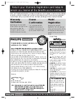 Preview for 2 page of Philips CCZ252AT Owner'S Manual