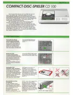 Preview for 8 page of Philips CD 100 Manual