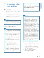 Preview for 5 page of Philips CD6950 User Manual