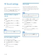 Preview for 22 page of Philips CD6950 User Manual