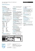 Preview for 3 page of Philips Cineos 42PFL9703H Specifications