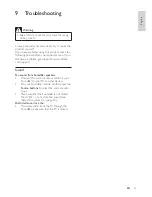 Preview for 15 page of Philips CSS2123B User Manual