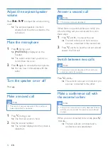 Preview for 14 page of Philips D131 Extended User Documentation