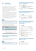 Preview for 20 page of Philips D530 Extended User Documentation