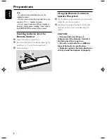 Preview for 8 page of Philips DCB146/05 User Manual