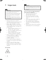 Preview for 3 page of Philips DCB2077 User Manual