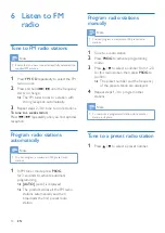 Preview for 16 page of Philips DCM2330 User Manual