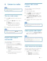 Preview for 15 page of Philips DCM3155/12 User Manual