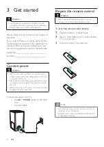 Preview for 8 page of Philips DCM3155DG User Manual