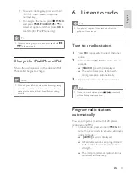 Preview for 15 page of Philips DCM3175 User Manual