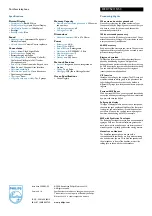 Preview for 2 page of Philips DECT5211S Specifications