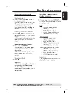 Preview for 27 page of Philips DivX Ultra HTS4750 User Manual