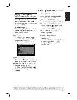 Preview for 31 page of Philips DivX Ultra HTS4750 User Manual