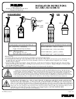 Philips DL1 Installation Instructions preview