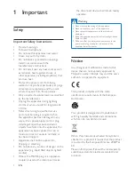 Preview for 3 page of Philips DS7580/10 User Manual