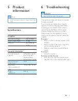 Preview for 8 page of Philips DS7580/10 User Manual