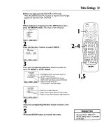 Preview for 73 page of Philips DV900VHS01 Owner'S Manual