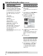 Preview for 36 page of Philips DVDR3375 User Manual