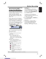 Preview for 27 page of Philips DVDR3440H User Manual