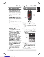 Preview for 53 page of Philips DVDR3440H User Manual