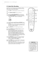 Preview for 22 page of Philips DVDR600VR Owner'S Manual