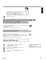 Preview for 58 page of Philips DVDR80 Owner'S Manual