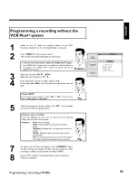 Preview for 94 page of Philips DVDR80 Owner'S Manual