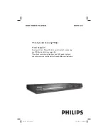 Preview for 1 page of Philips DVP3144 User Manual