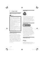 Preview for 4 page of Philips DVP3320 User Manual