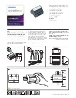 Philips Dynalite DDNI485 Installation Instructions preview